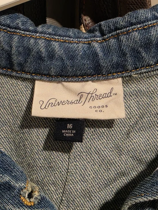 Universal Thread Blue Denim Button-Front Dress - Picture 3 of 3